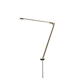 Thin Task Lamp: Desk Inset + Standard + Satin Brass