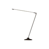 Thin Task Lamp: Cast Iron Base + Tall + Satin Nickel