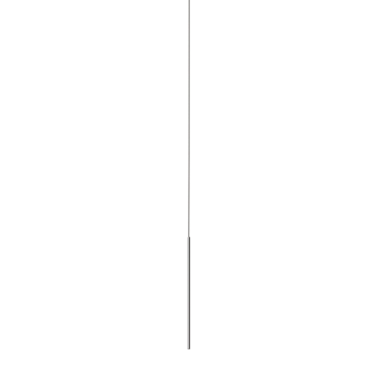 Thin Vertical Suspension Light: Small + 1 Segment + Black Oxide