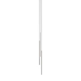 Thin Vertical Suspension Light: Small + 3 Segments + Black Oxide