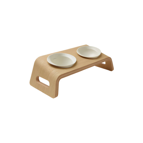 Cat Table: White + Natural