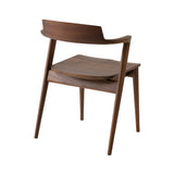 Seoto Semi Armchair: Low + Walnut