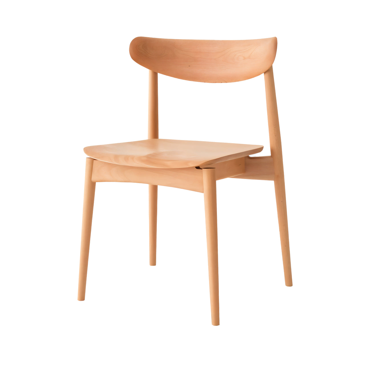 Seoto Side Chair: Beech