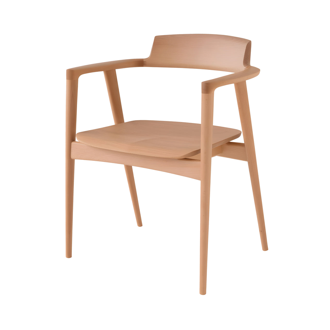 Seoto Armchair: High + Beech