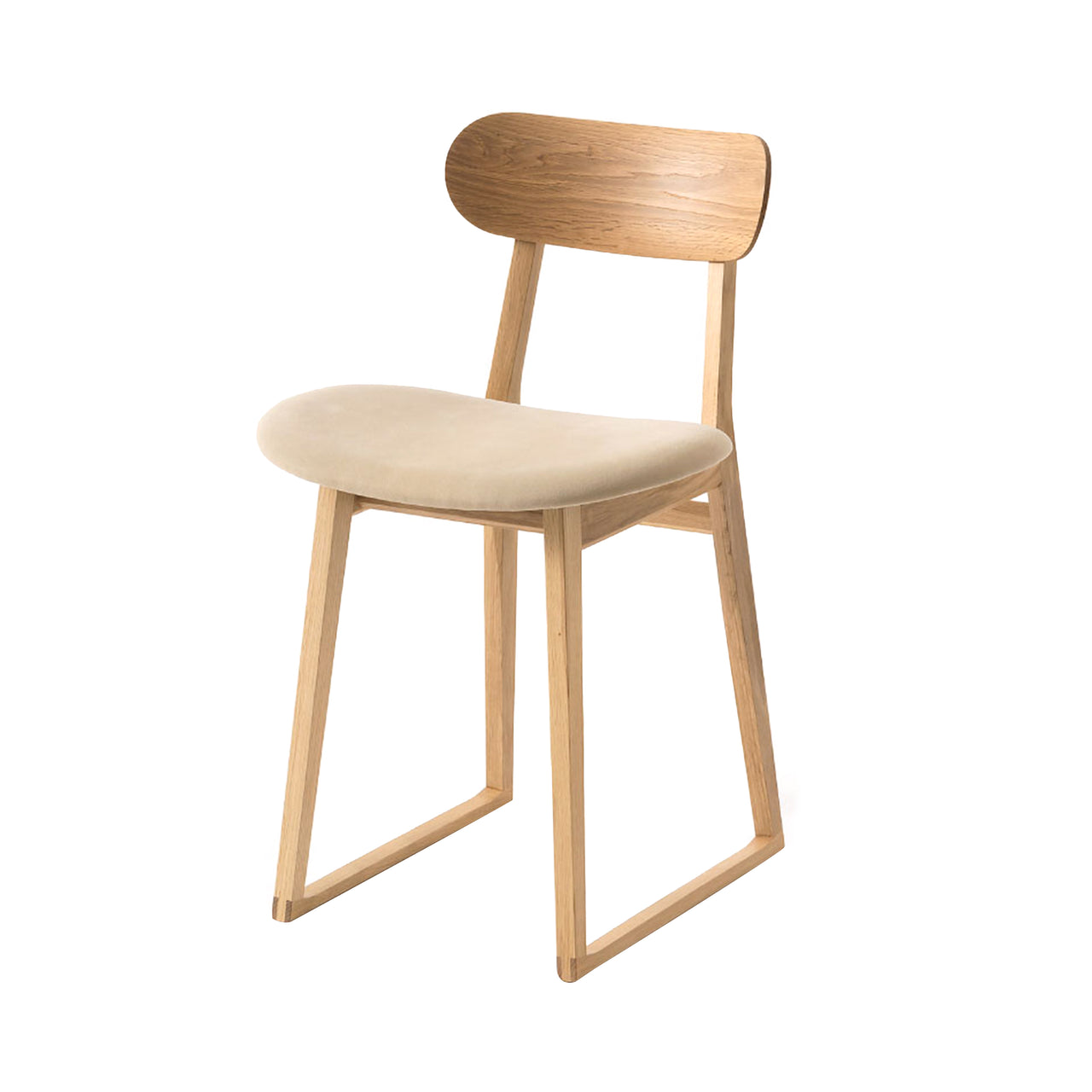 Suwari Chair: Seat Upholstered