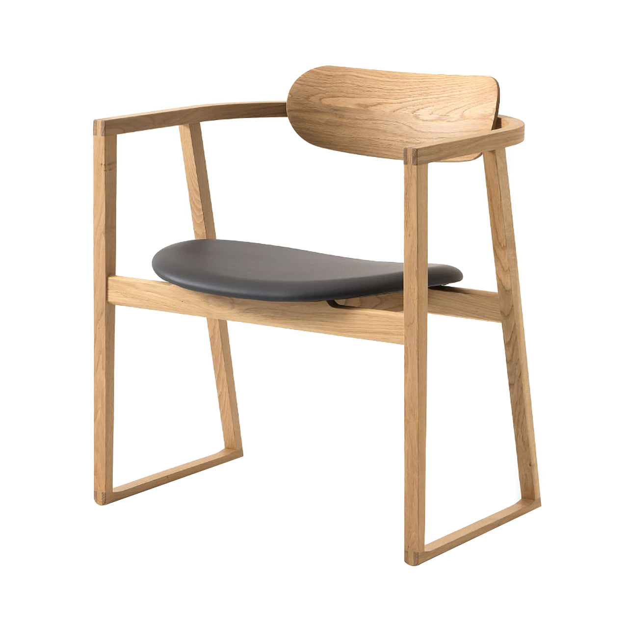 Suwari Lounge Chair: Seat Upholstered