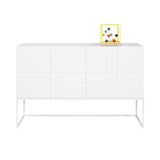Kilt Light 137 Cabinet with Drawers: White