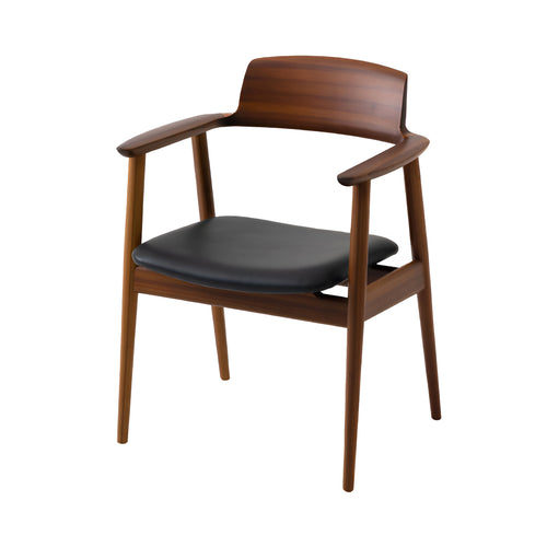 Kisaragi Armchair: Seat Upholstered