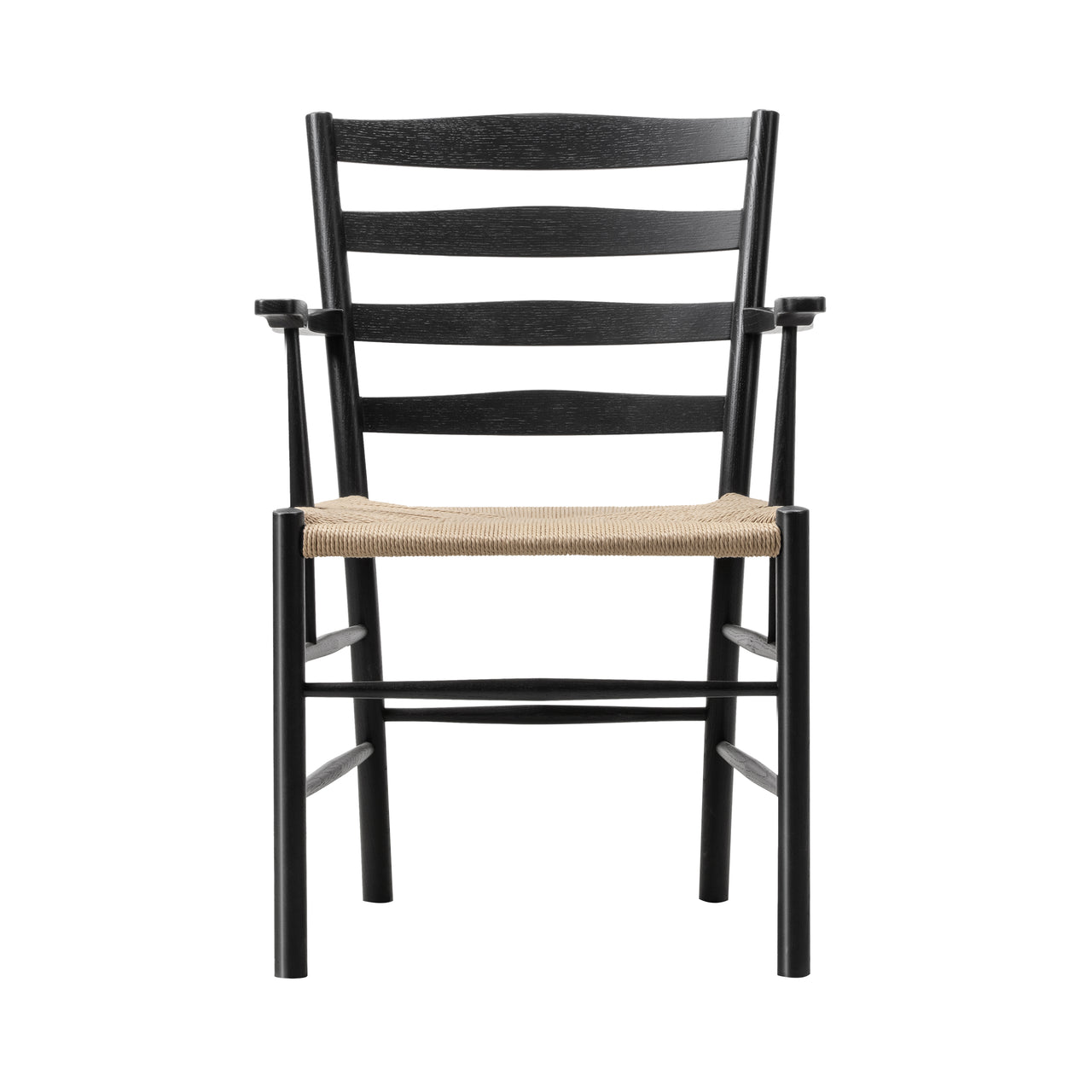 Klint Armchair: Black Lacquered