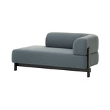 Elephant Chaise Lounge: Left Corner + Black