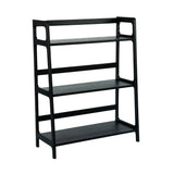 Agnes Medium Shelving Unit: European Oak - Black Stain