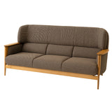 Seoto-EX Sofa: 3 Seater + White Oak