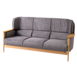 Seoto-EX Sofa: 3 Seater + Beech
