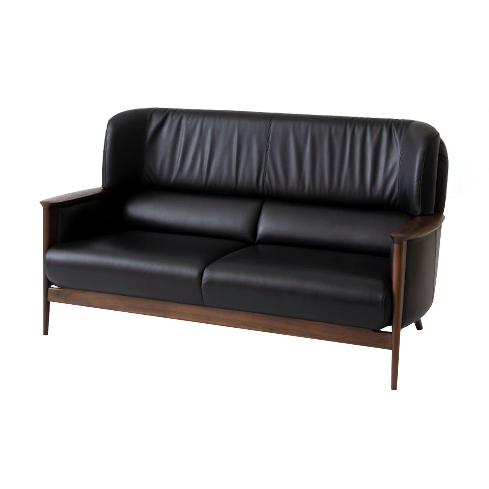 Seoto-EX Sofa: 2.5 Seater + Walnut