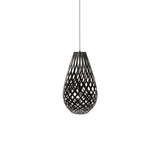 Kōura Pendant Light: Extra Small + Black + Black