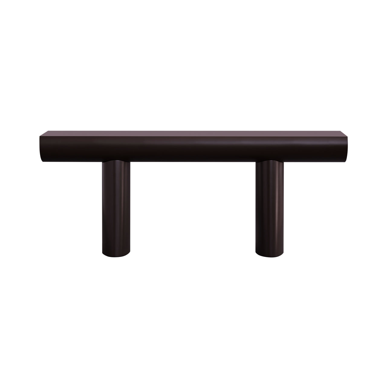 Console Table: Dark Aubergine