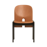 Scarpa 121 Dining Chair: Mocca Stained Ash + Saddle Leather Cognac
