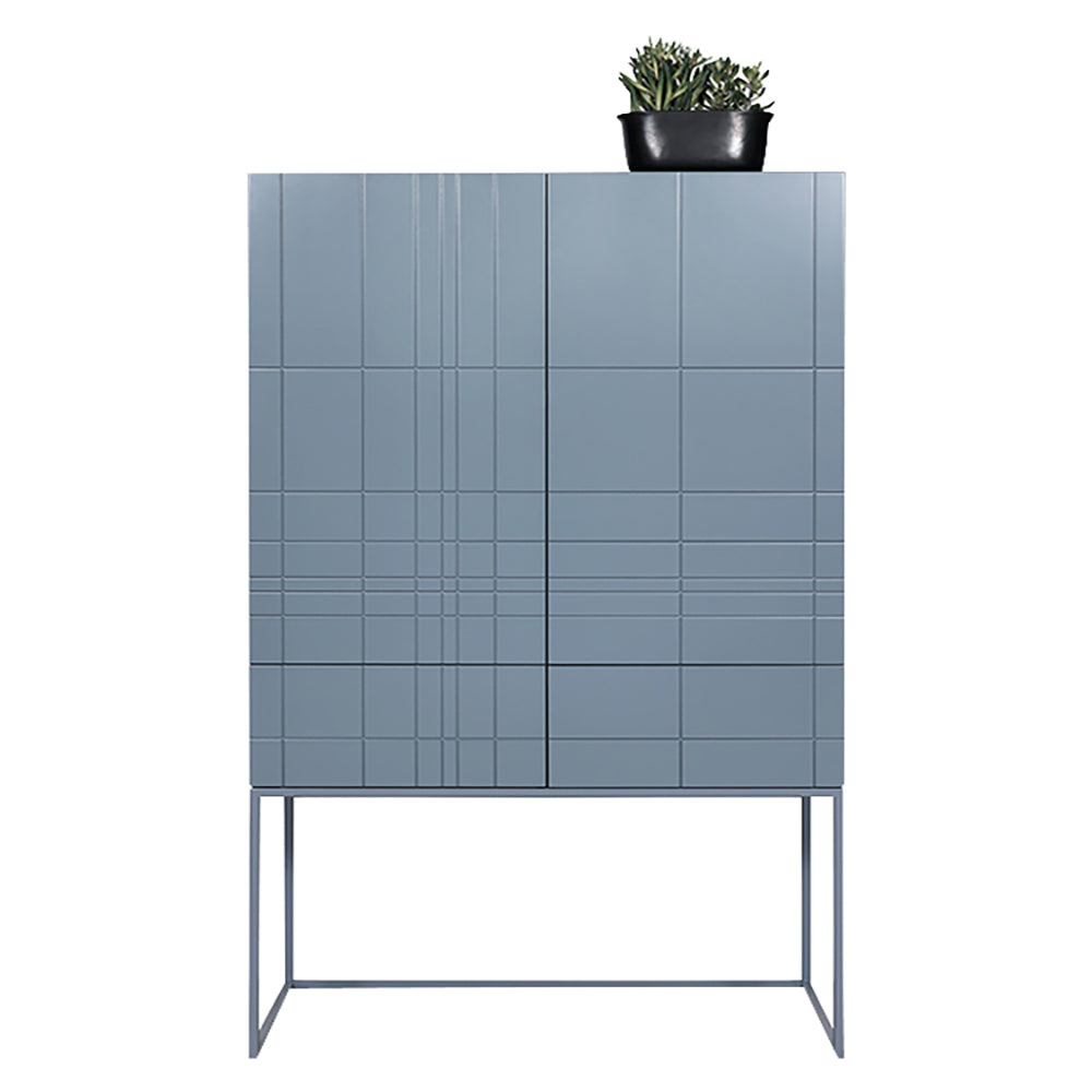 Kilt Light 90 Cabinet: Nordic Blue