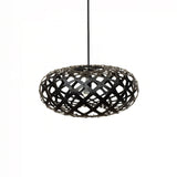 Kina Pendant Light: Extra Small + Black + Black