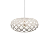 Kina Pendant Light: Small + White + White