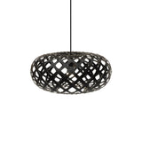 Kina Pendant Light: Small + Black + Black