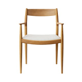 Kinuta Armchair N-DC01: Upholstered + Pure Oak