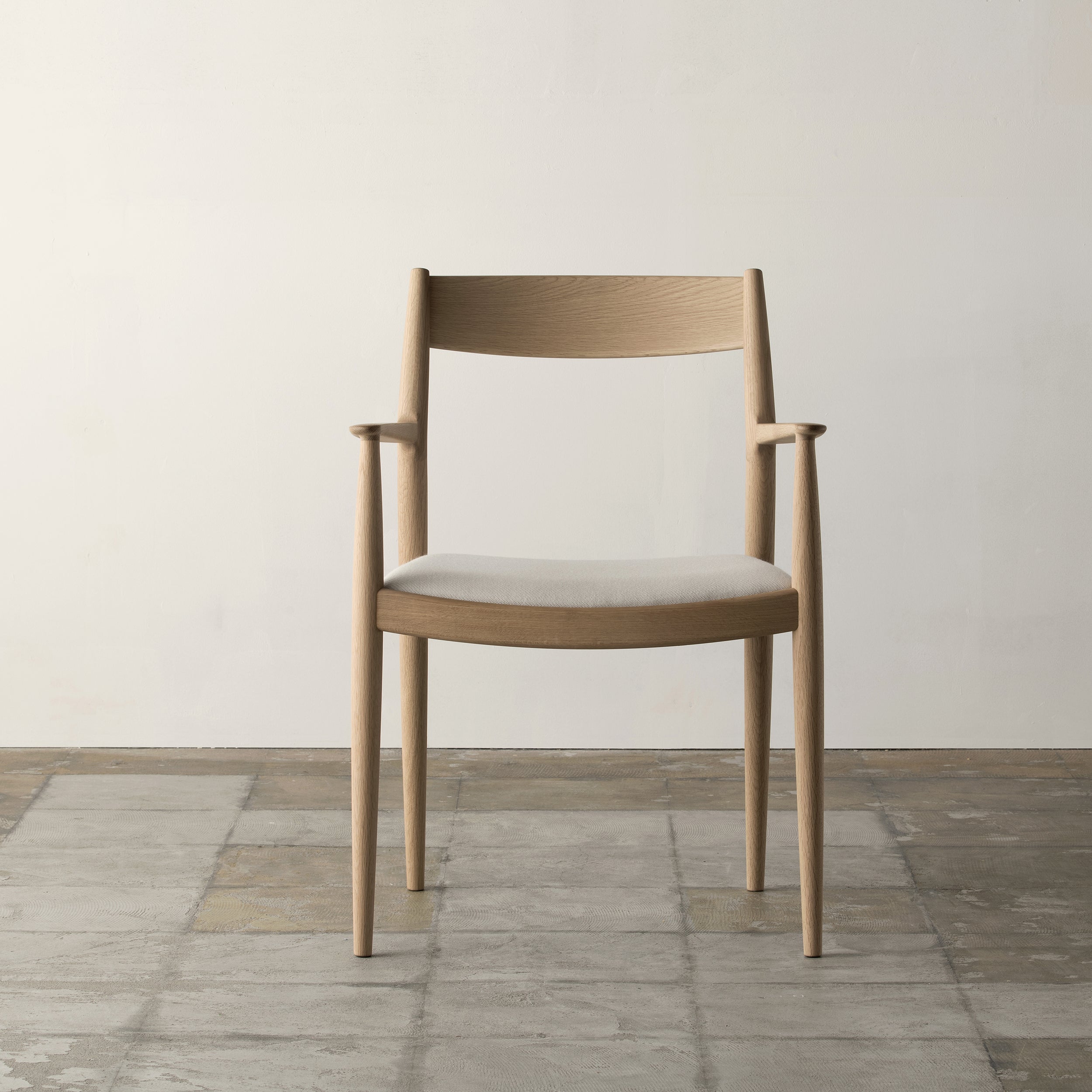 Kinuta Armchair N-DC01: Upholstered + LS