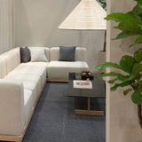 Kinuta Coffee Table: Glass A-CT01 + LS