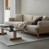 Kinuta Coffee Table: Glass A-CT01 + LS