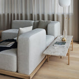 Kinuta Coffee Table: Marble N-CT01 + LS