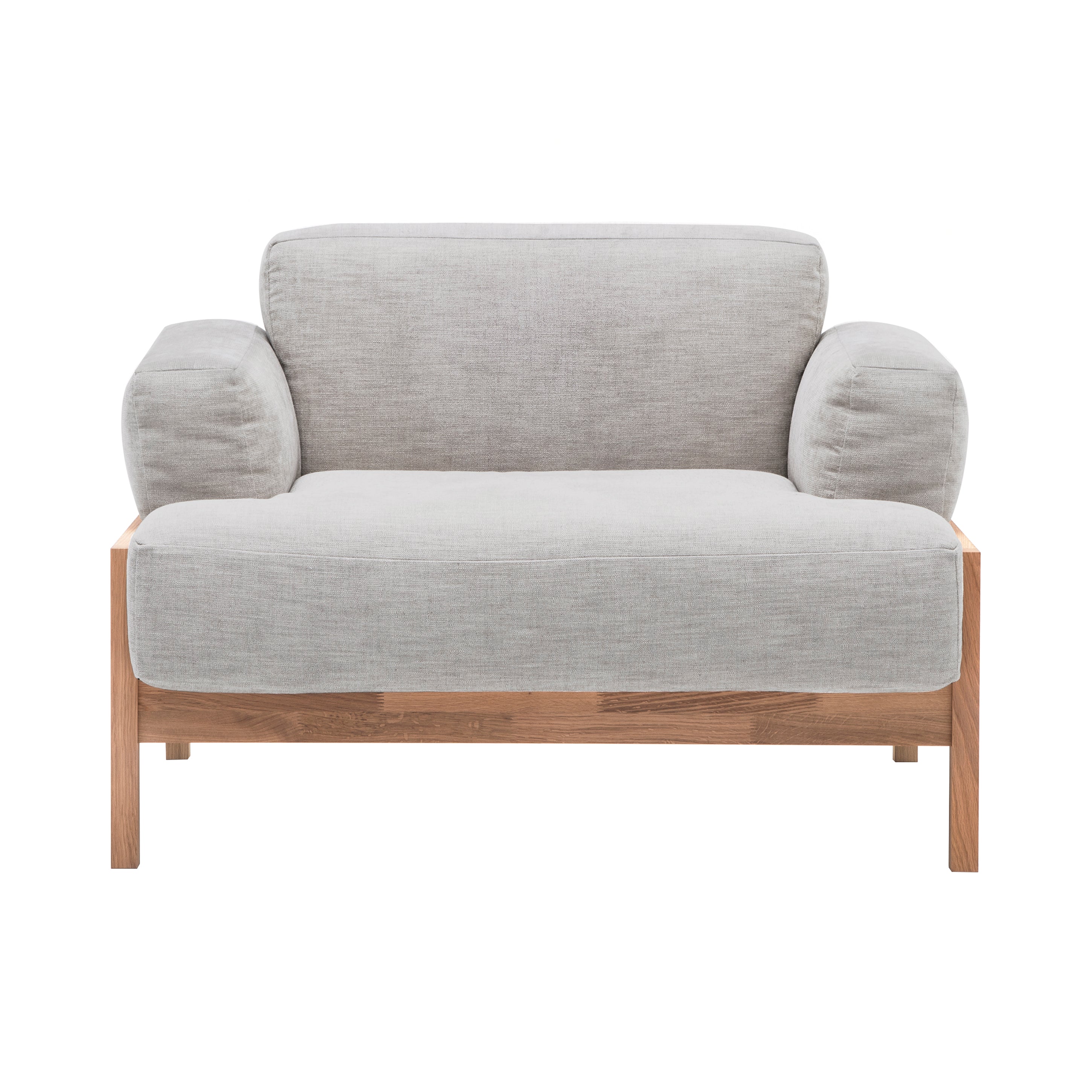 Kinuta Lounge Chair A-S01: Keyaki Brown
