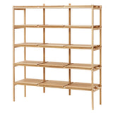 Kinuta Shelving N-SS01: System 1 + Pure Oak
