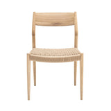 Kinuta Side Chair N-DC02: Paper Cord + Pure Oak