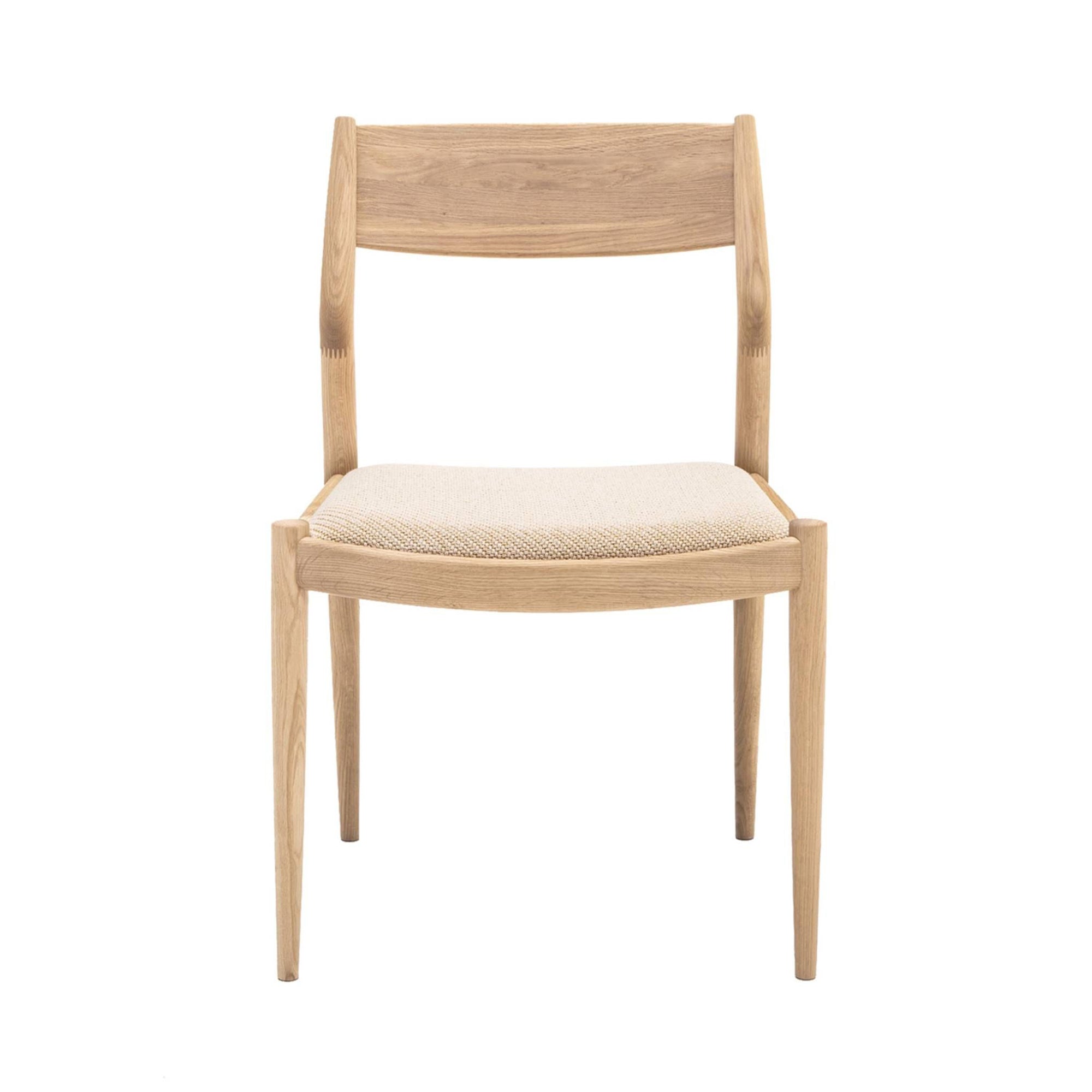 Kinuta Side Chair N-DC02: Upholstered + Pure Oak