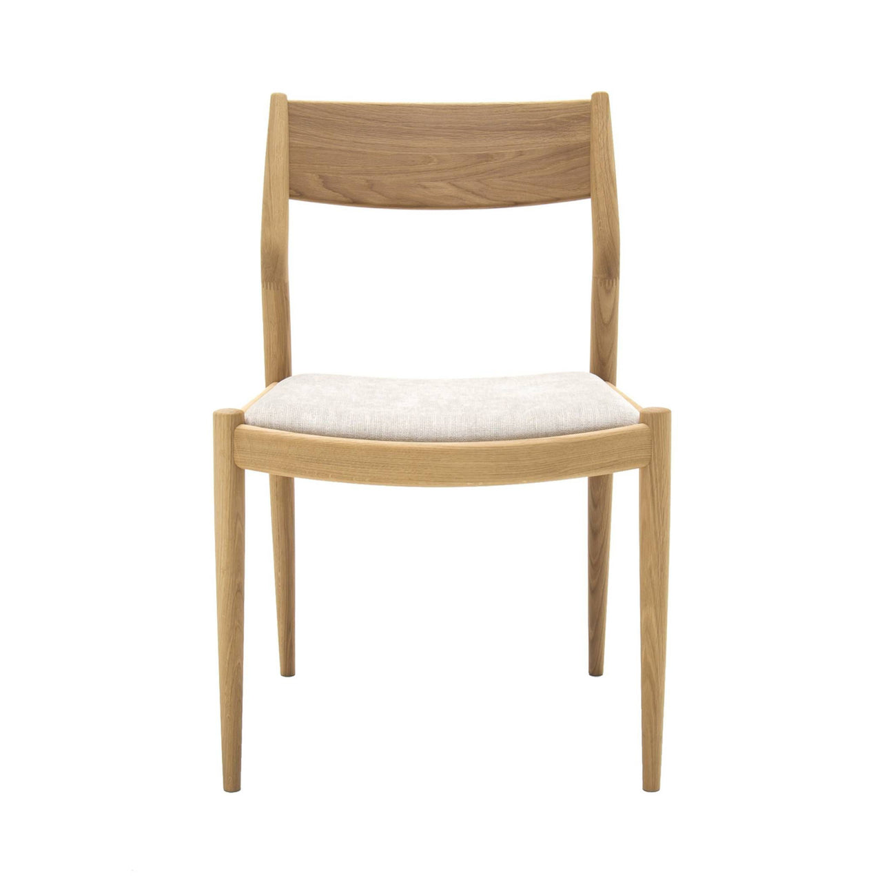 Kinuta Side Chair N-DC02: Upholstered + Pure Oak
