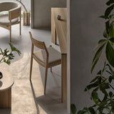 Kinuta Side Chair N-DC02: Upholstered + LS