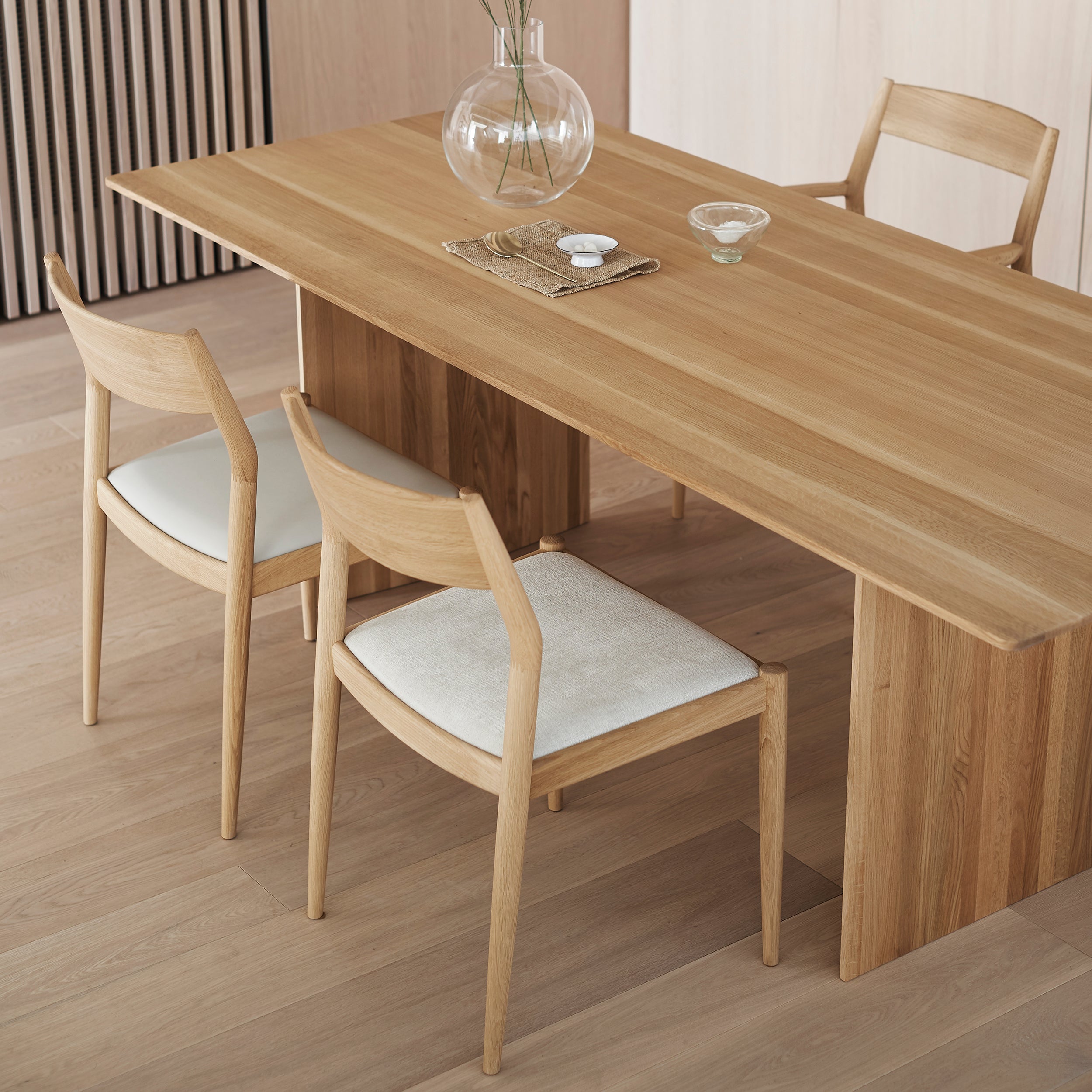 Kinuta Side Chair N-DC02: Upholstered + LS