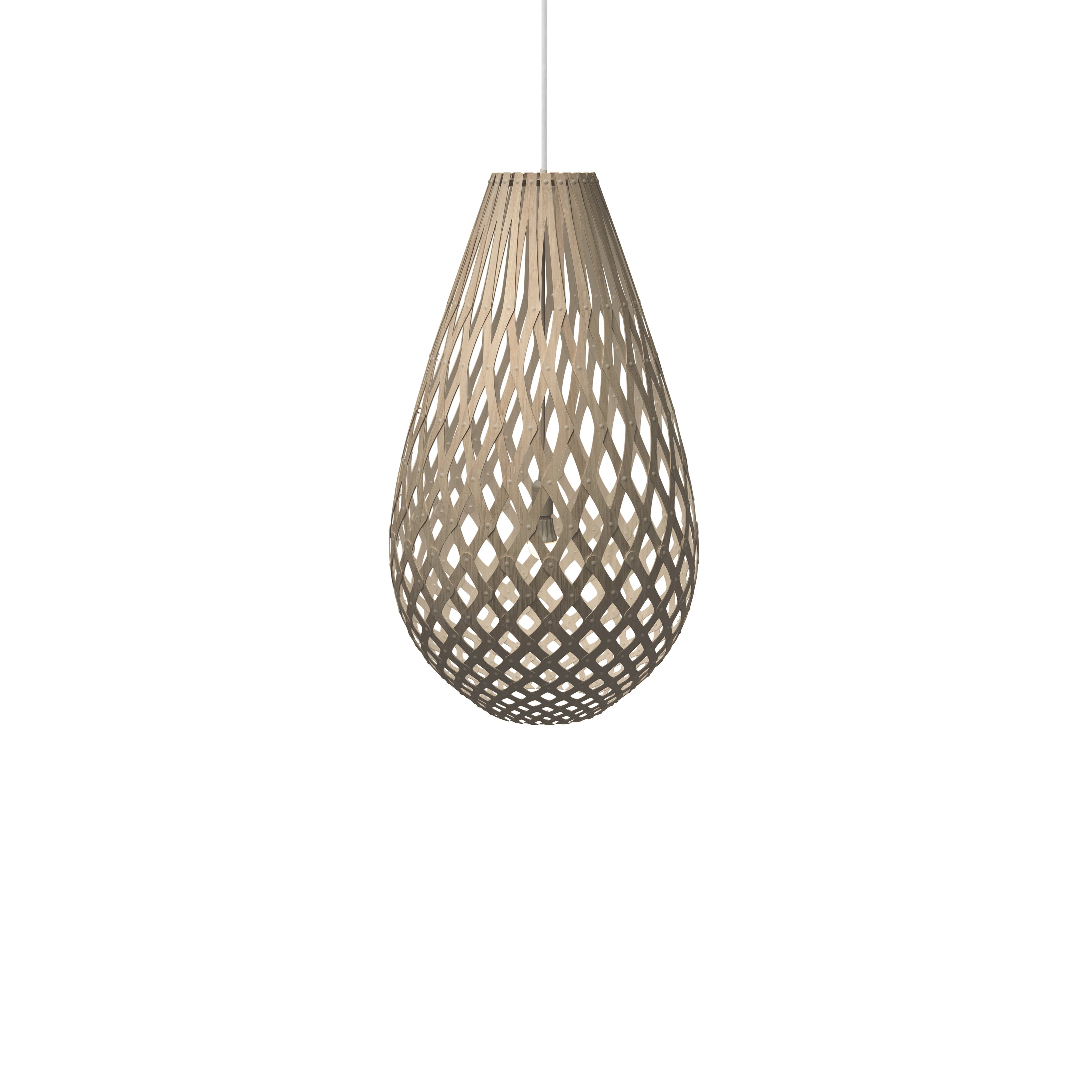Kōura Pendant Light: Large + Bamboo