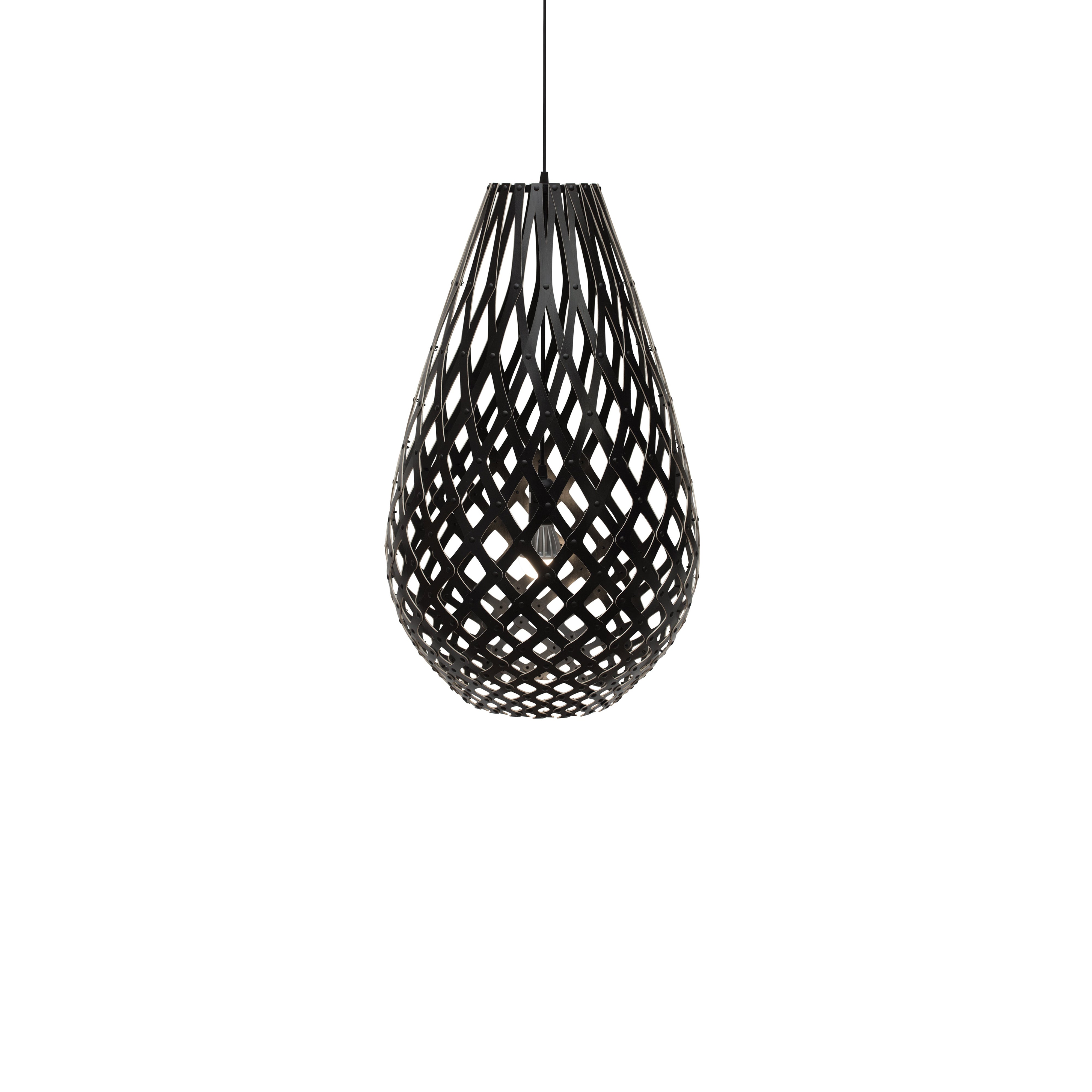 Kōura Pendant Light: Large + Black