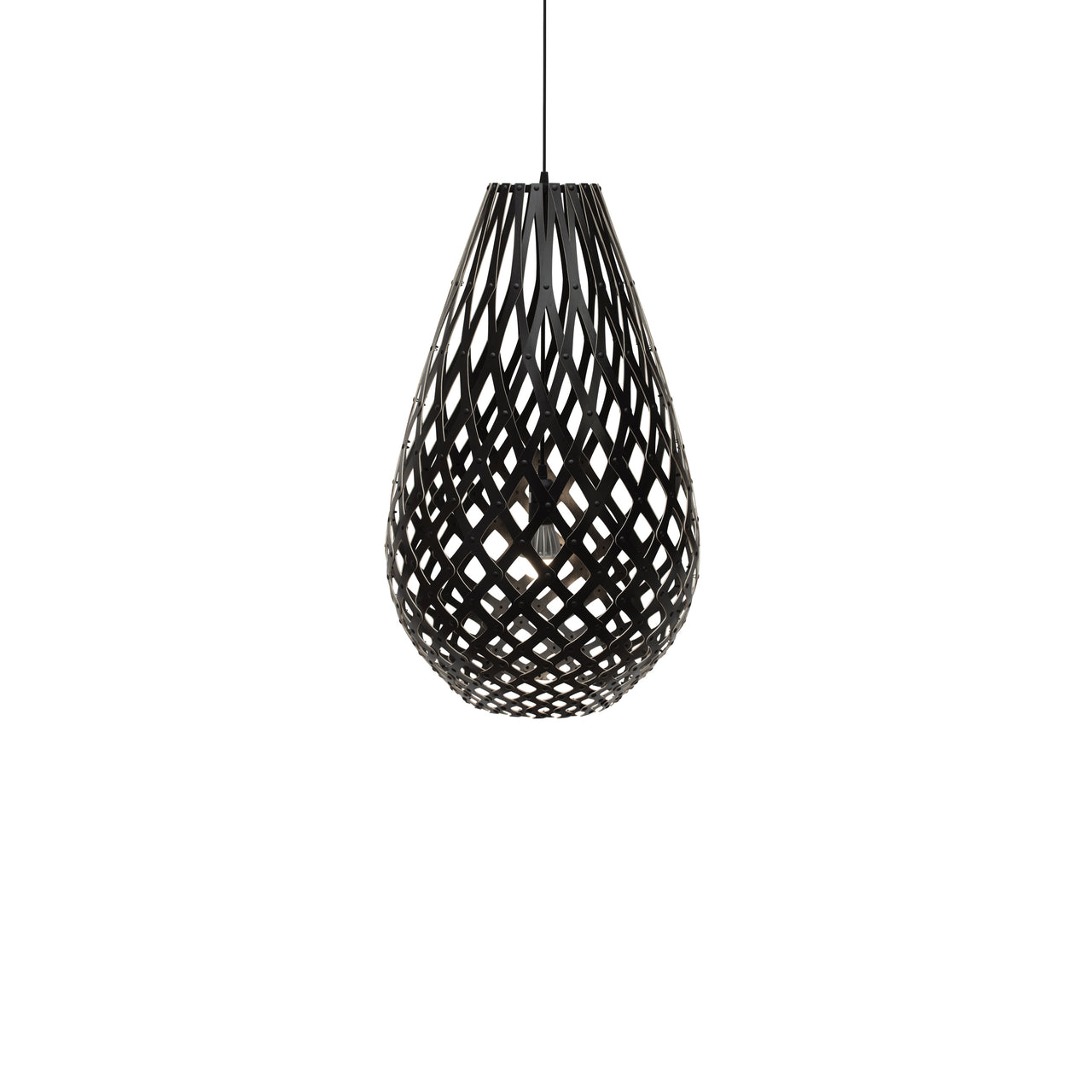 Kōura Pendant Light: Large + Black