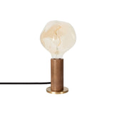 Knuckle Table Lamp: Walnut + Voronoi I