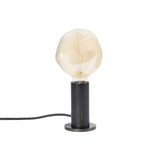 Knuckle Table Lamp: Blackened Oak + Voronoi I