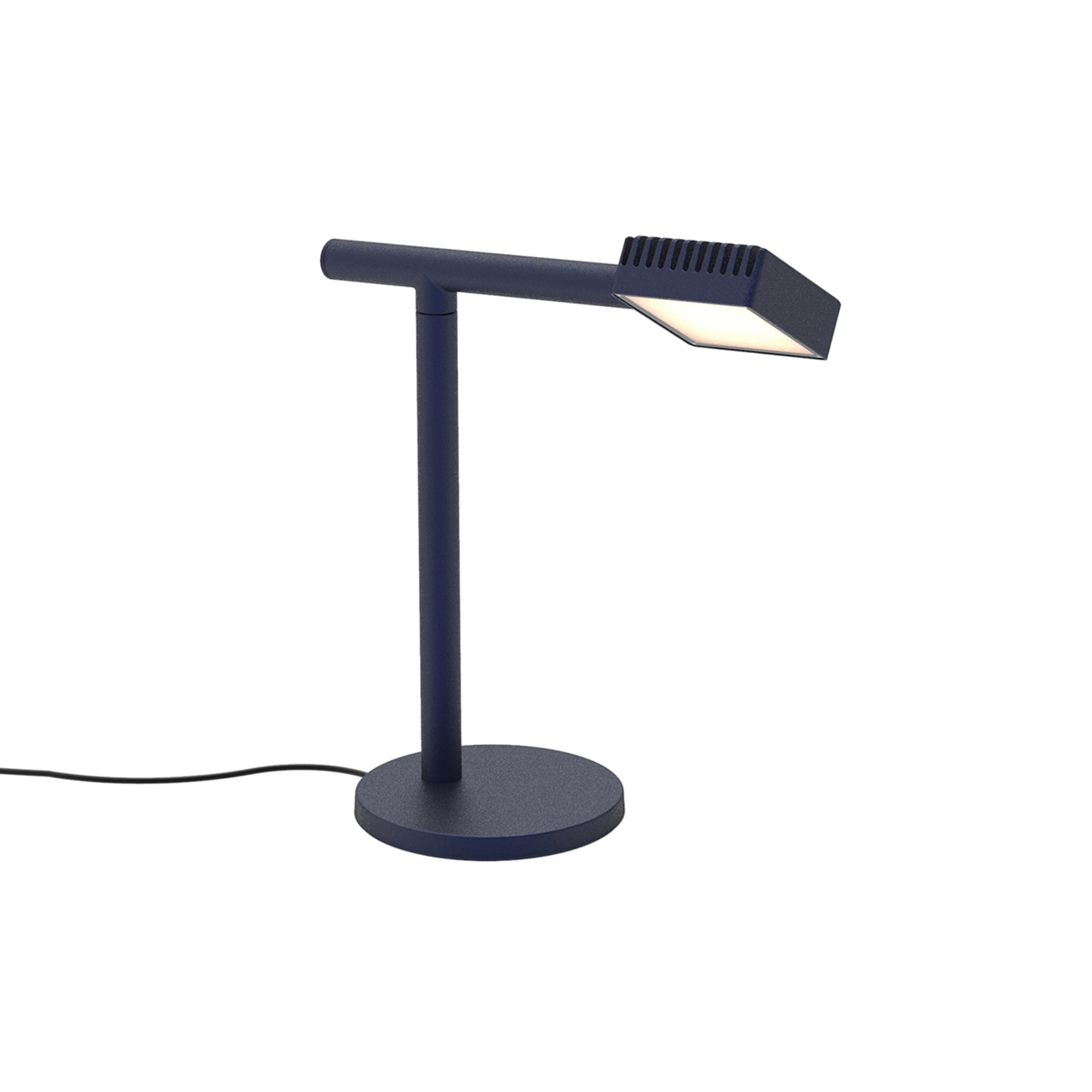 Dorval 02 Table Lamp: Midnight Blue + Black