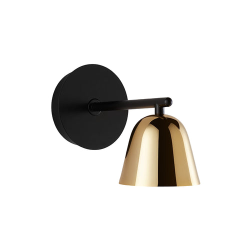 Lighto A Wall Lamp: Golden Glossy