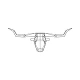 Longhorn Trophy Head: Black