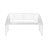 Love Seat: White + Without Seat Pad