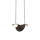 Laurent 01 Suspension Lamp: Textured Black + Black