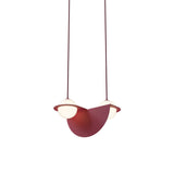 Laurent 01 Suspension Lamp: Burgundy + Burgundy