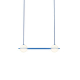 Laurent 03 Suspension Lamp: Blue + Blue