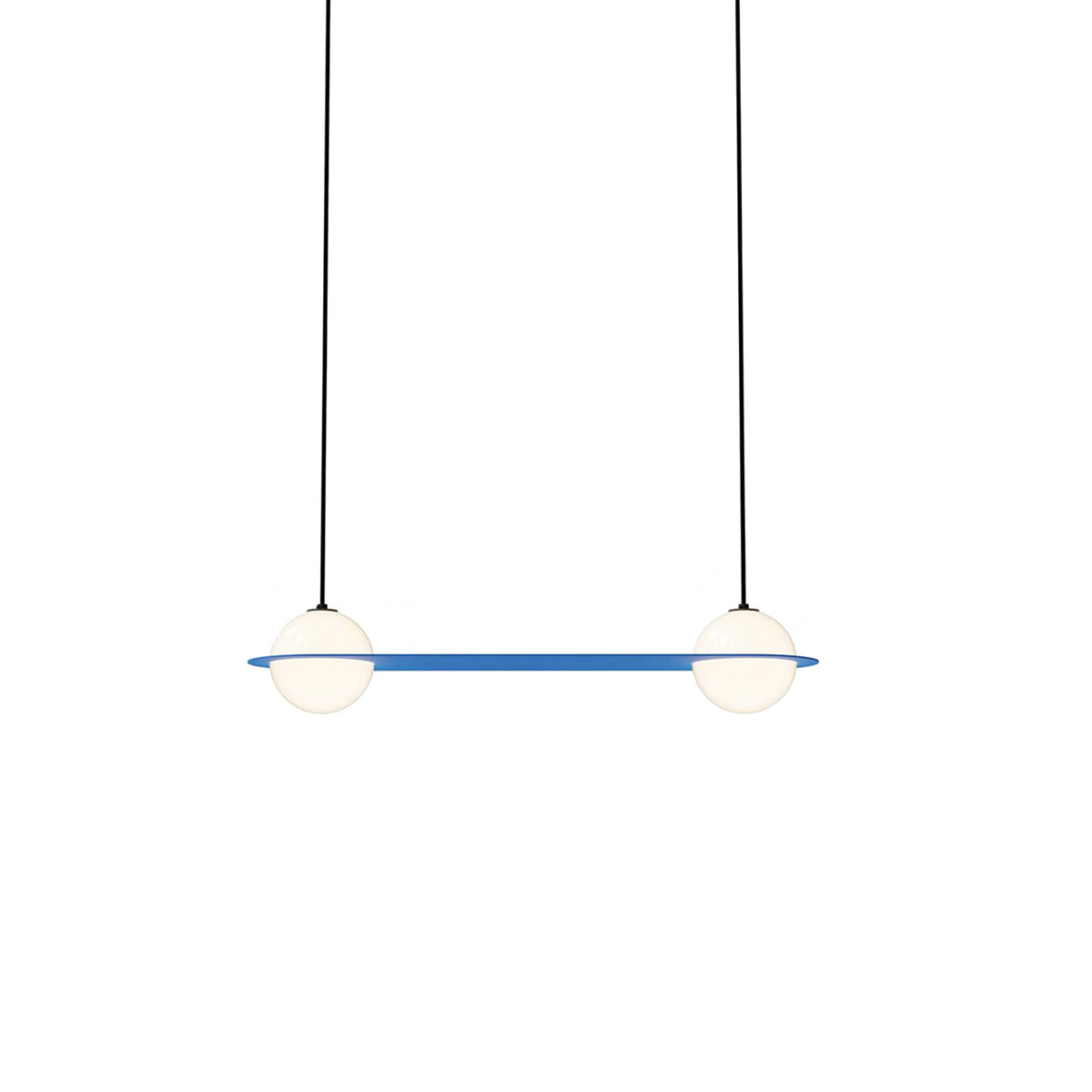 Laurent 03 Suspension Lamp: Blue + Black